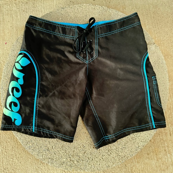 REEF WOMEN’S BOARD SHORTS SWIM TRUNKS SIZE 7 - Picture 1 of 12